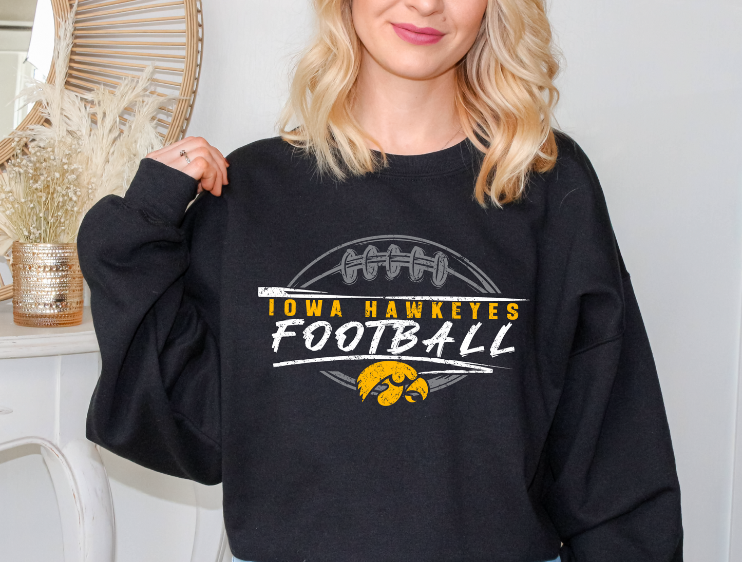 Iowa Hawkeye Football Sweatshirt