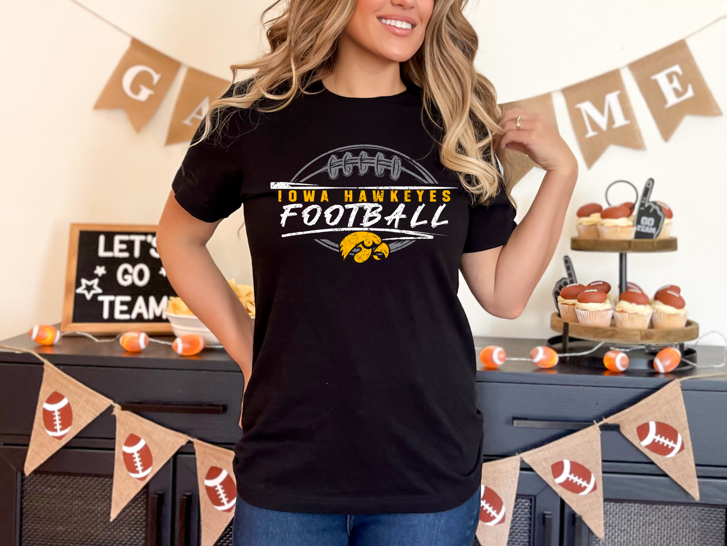 Iowa Hawkeyes Football T-shirt