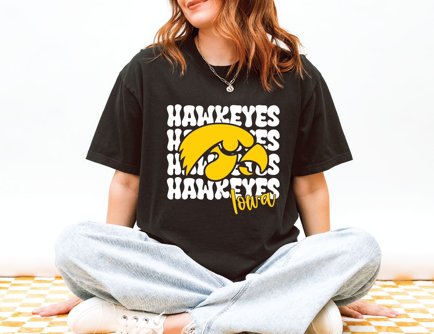Iowa Hawkeyes Groovy T-shirt