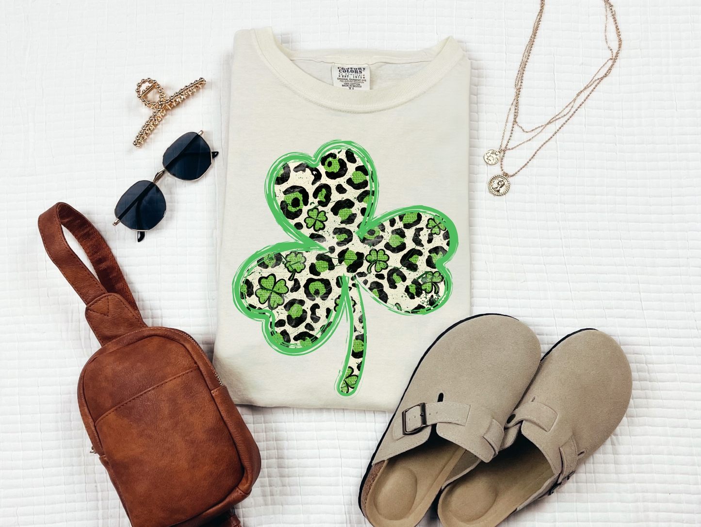 Leopard Shamrock T-shirt