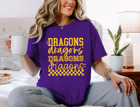 Dragons Script Stack T-shirt