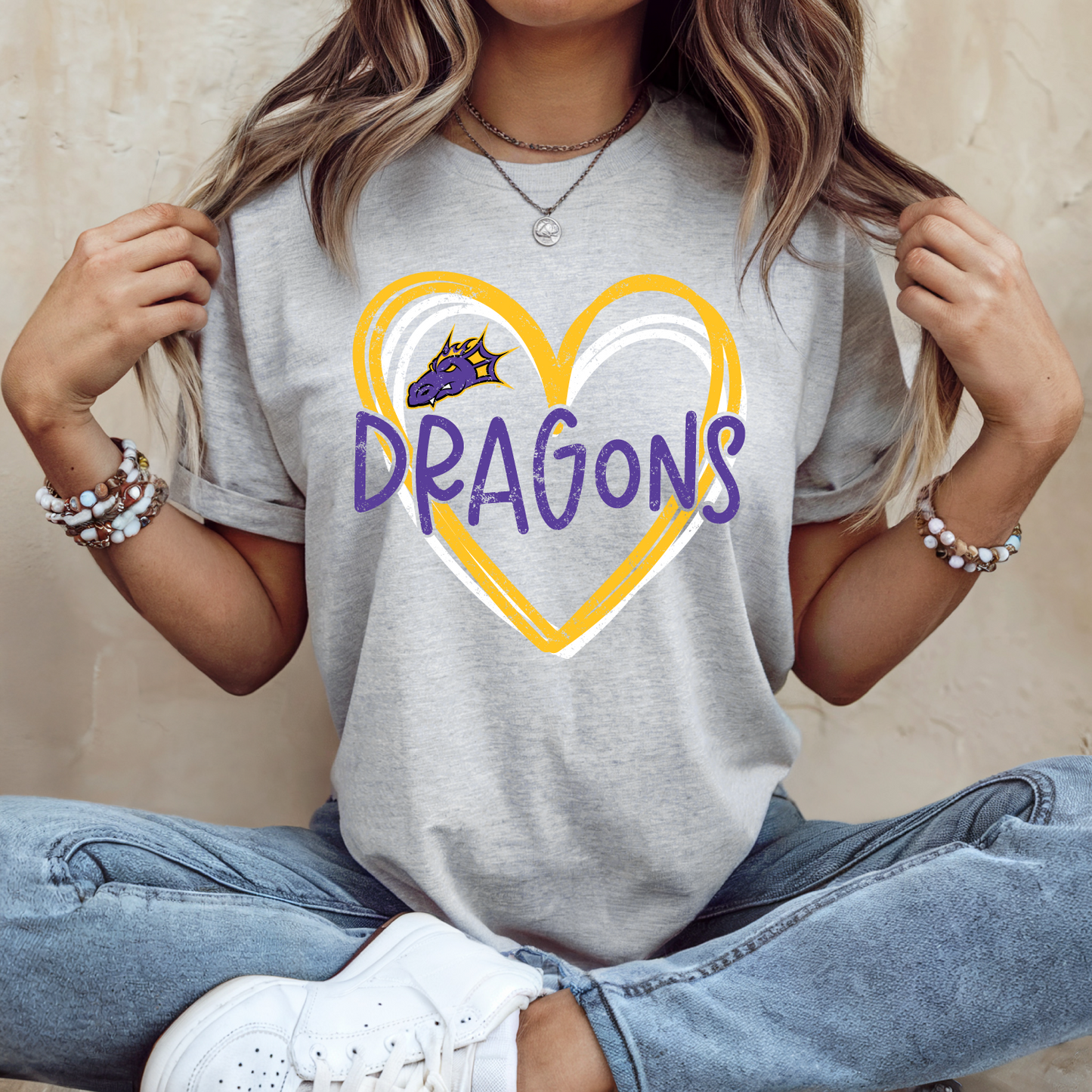 Johnston Dragons Love T-Shirt