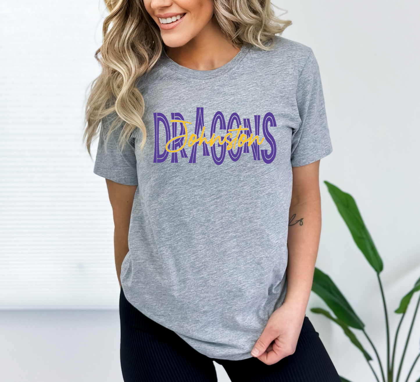 Johnston Dragons Overlay T-Shirt