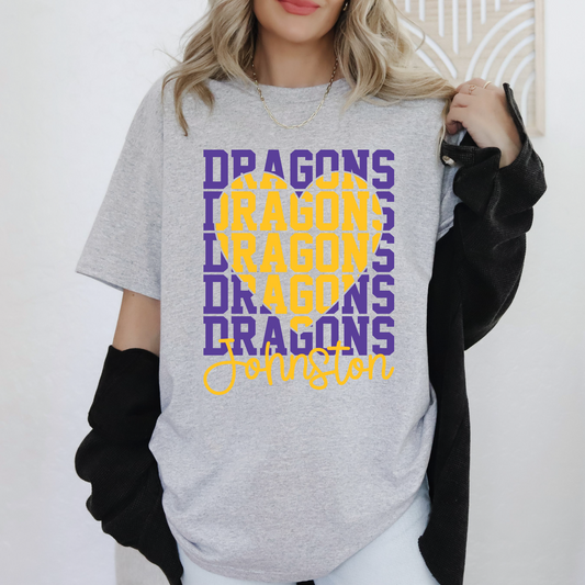 Loving Johnston Dragons T-Shirt