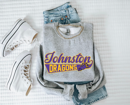 Retro Johnston Dragons Sweatshirt