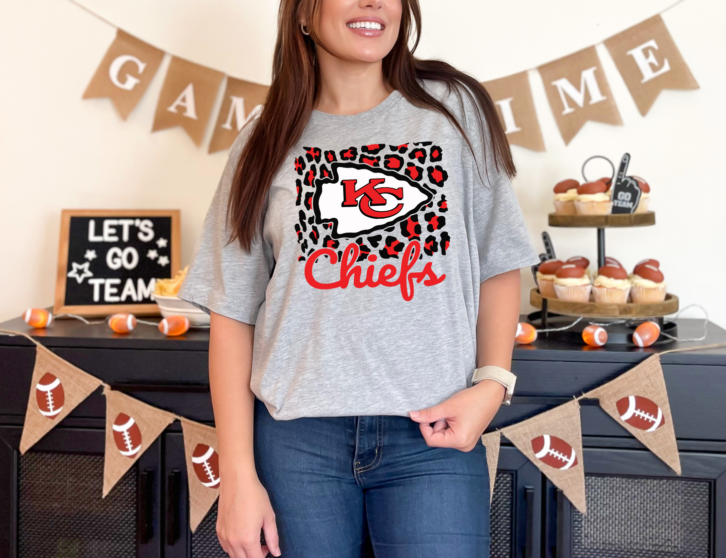 Chiefs Leopard T-shirt