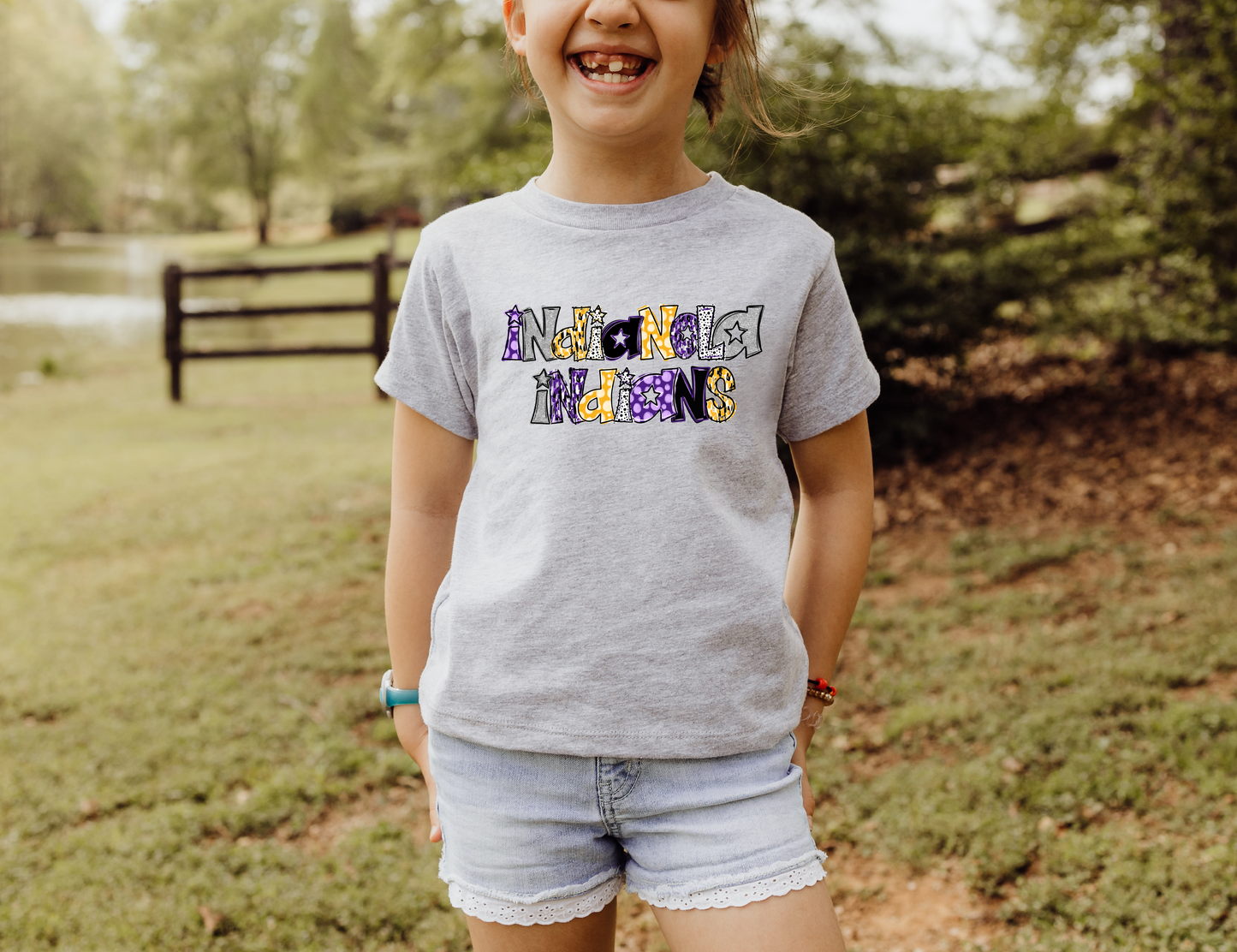 Indianola Indians Doodle T-shirt