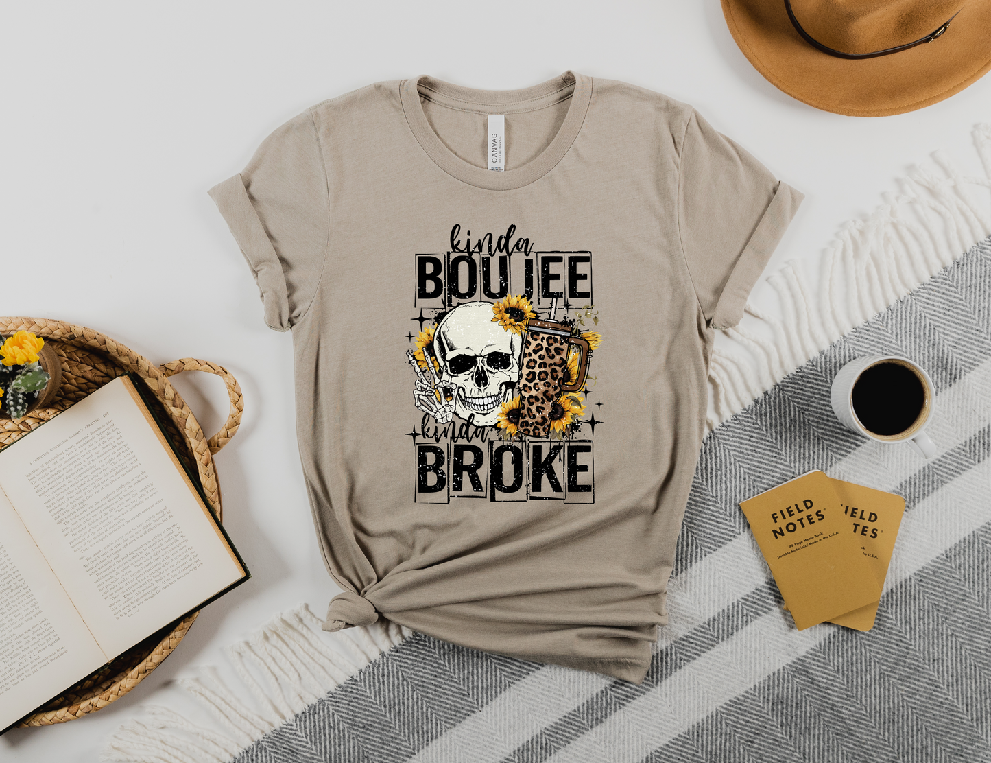 Kinda Boujee Kinda Broke T-shirt