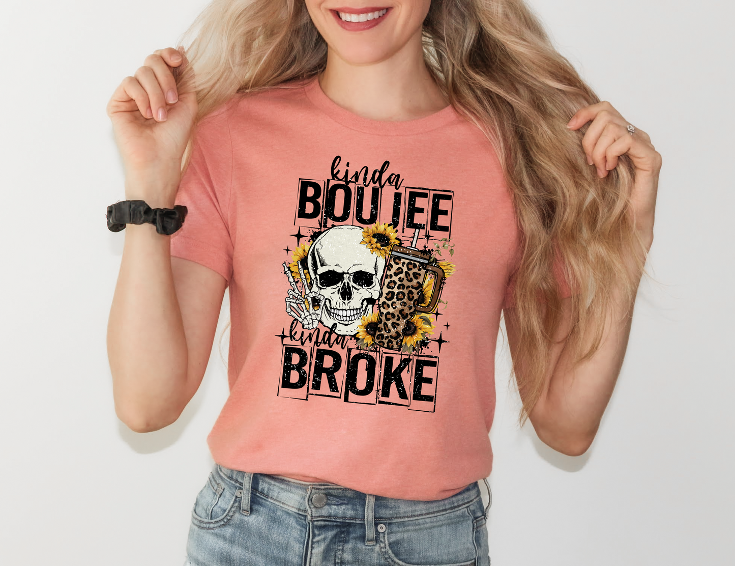 Kinda Boujee Kinda Broke T-shirt