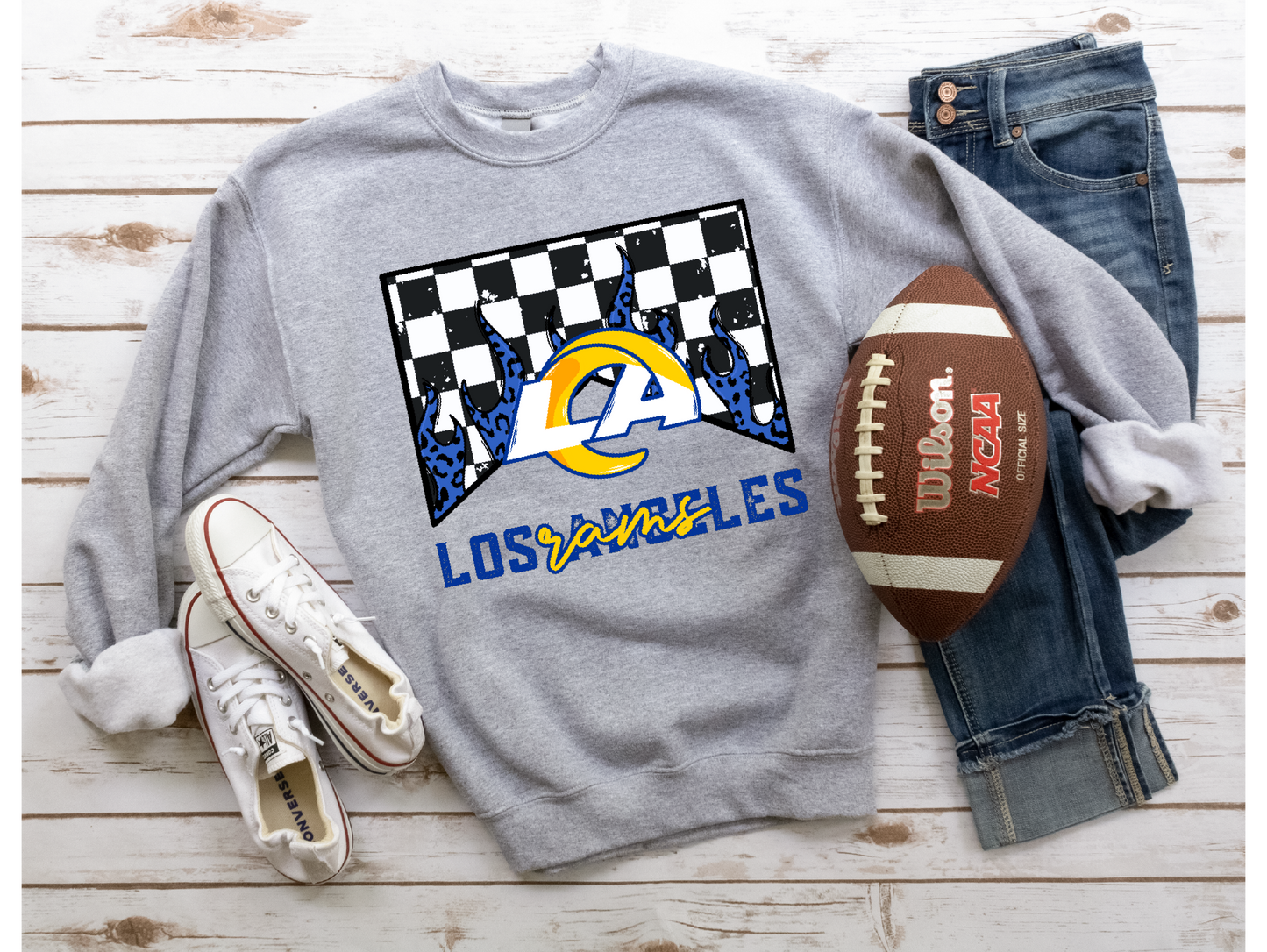 LA Rams Flame Sweatshirt