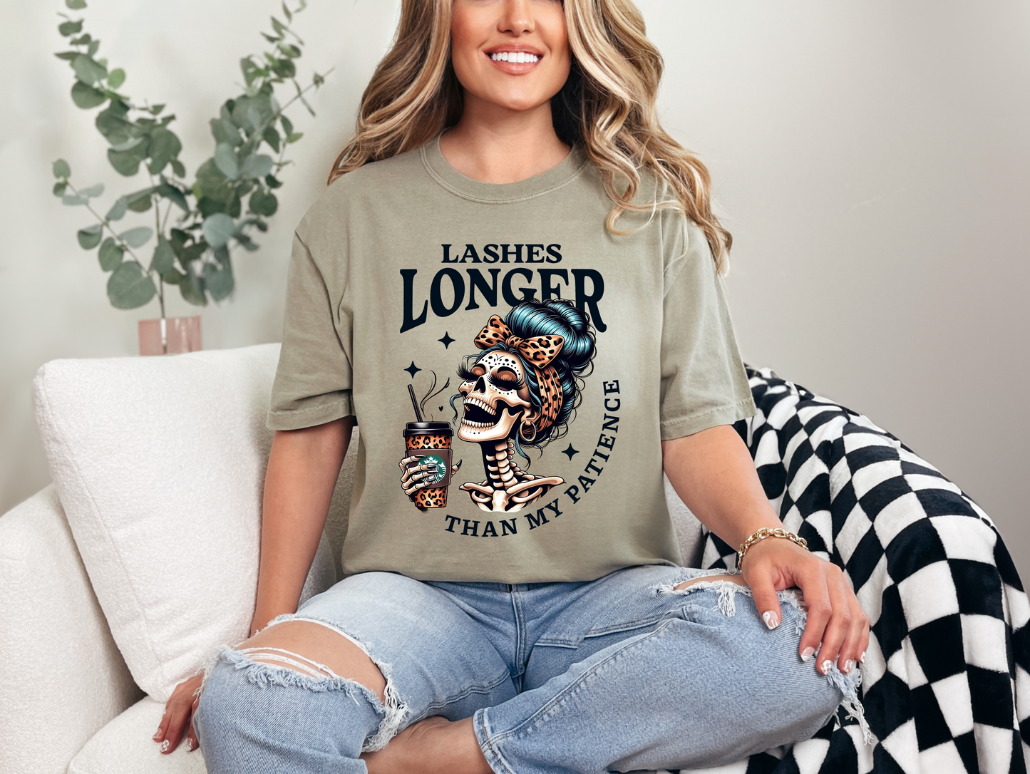 Lashes Longer Than My Patience T-shirt