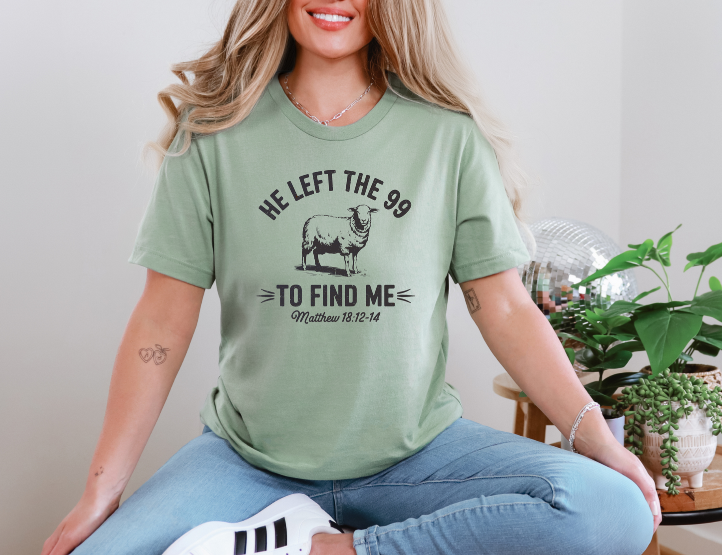 He Left the 99 T-shirt