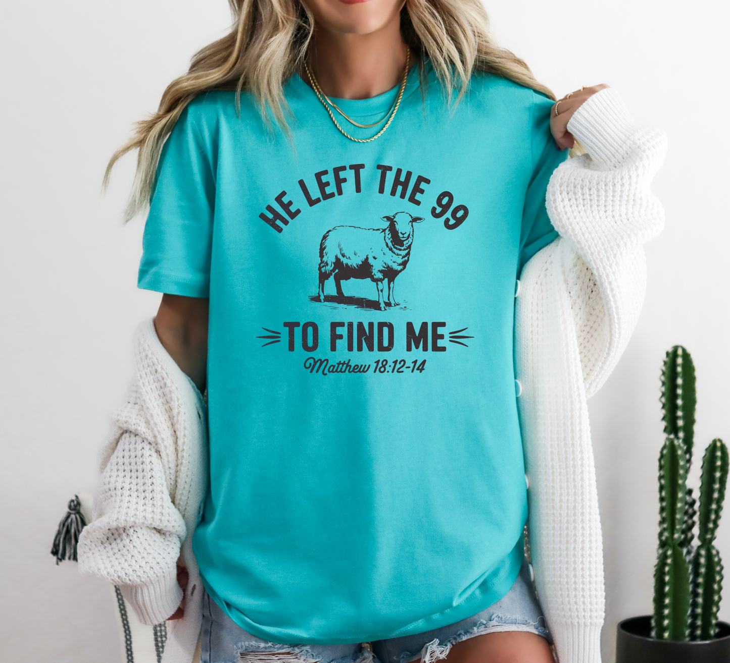 He Left the 99 T-shirt