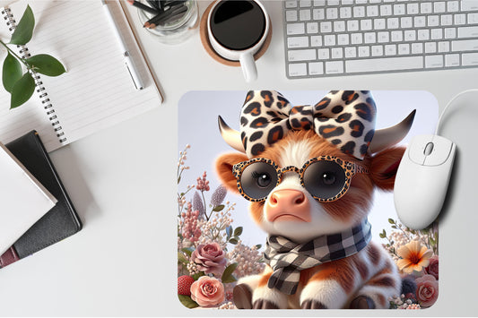 Boujee Cow Mousepad