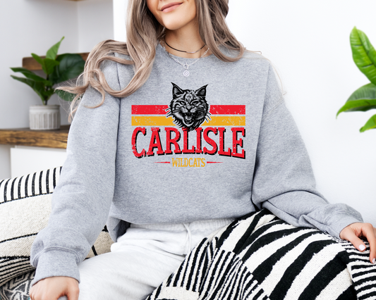 Carlisle Wildcats Linear Sweatshirt