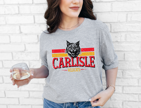 Carlisle Wildcats Linear T-Shirt