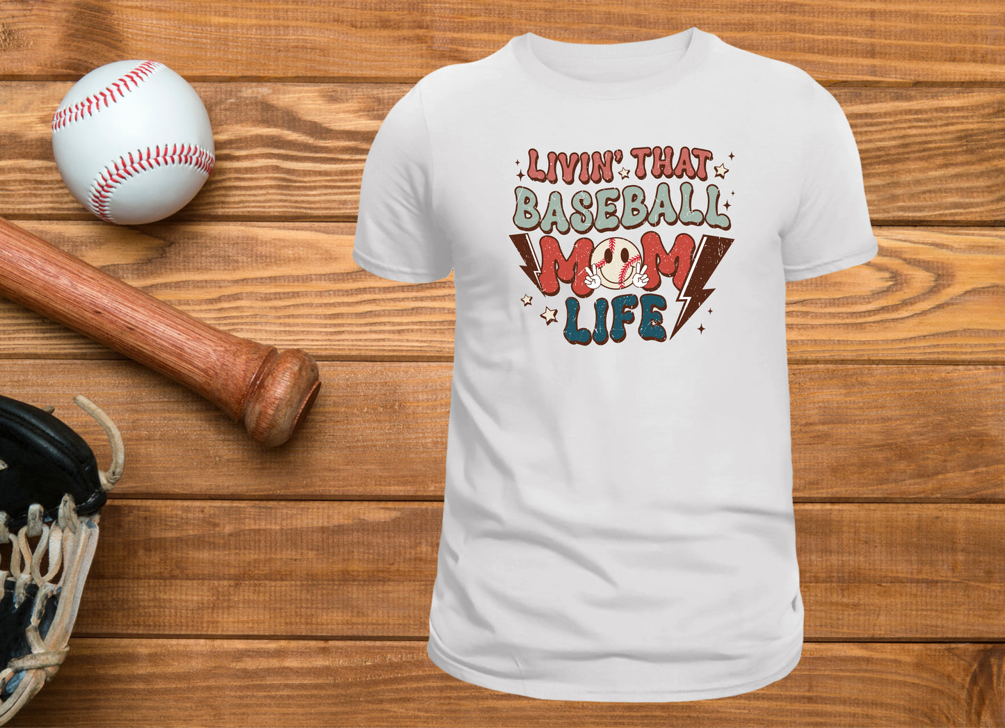 Livin' That Baseball Mom Life T-shirt
