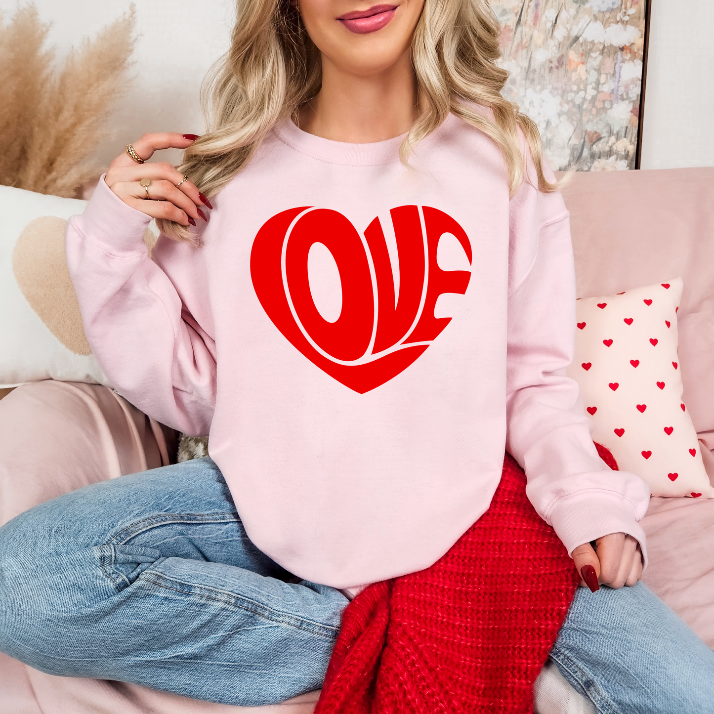 Love Heart Sweatshirt