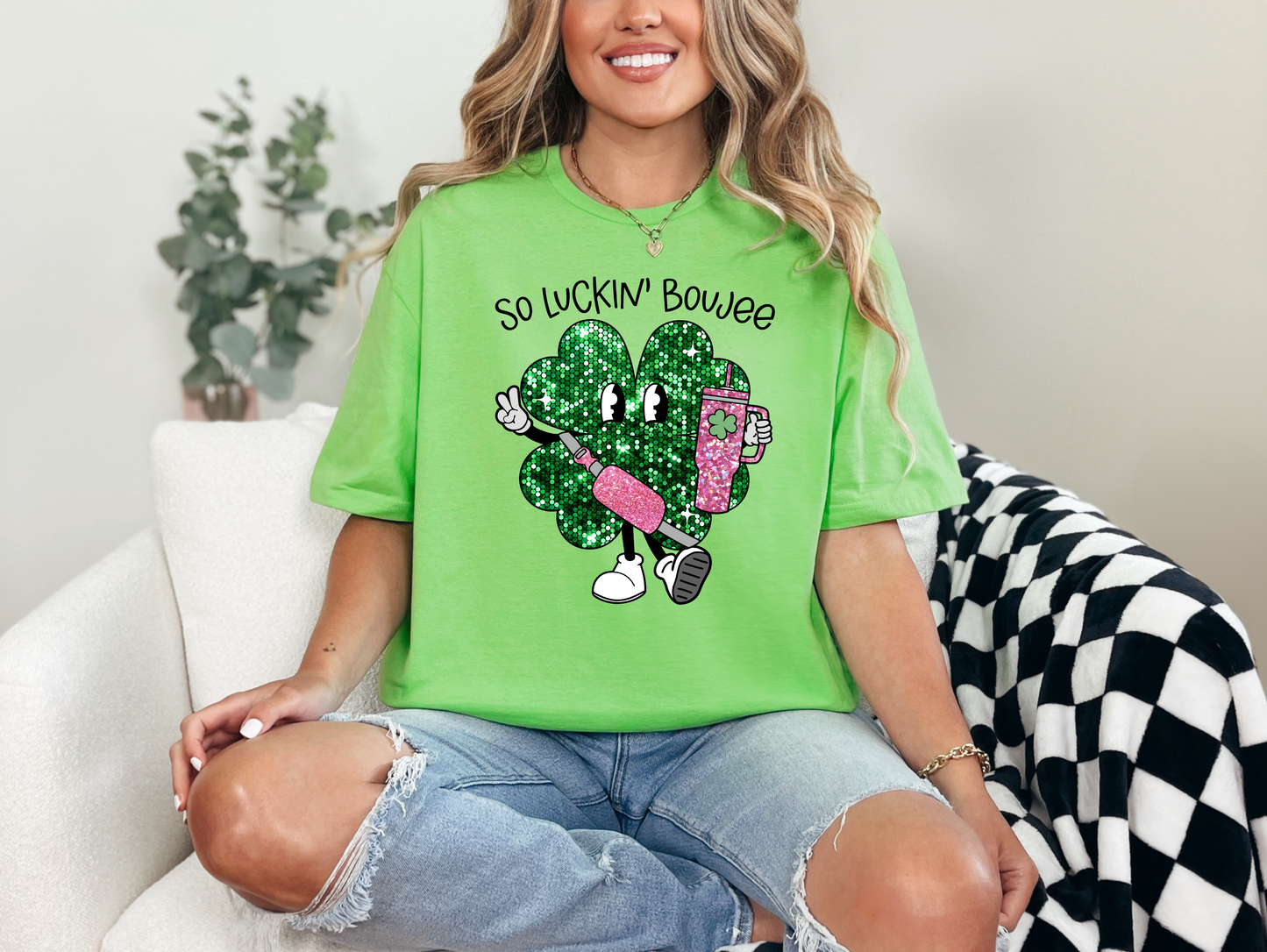 So Luckin' Boujee T-shirt