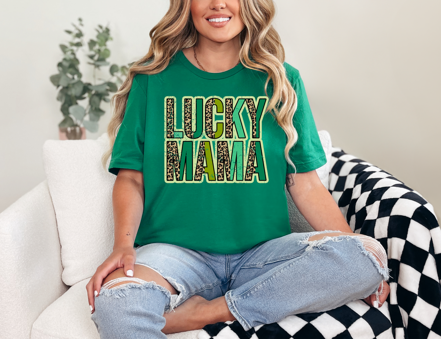 Lucky Mama Leopard T-shirt