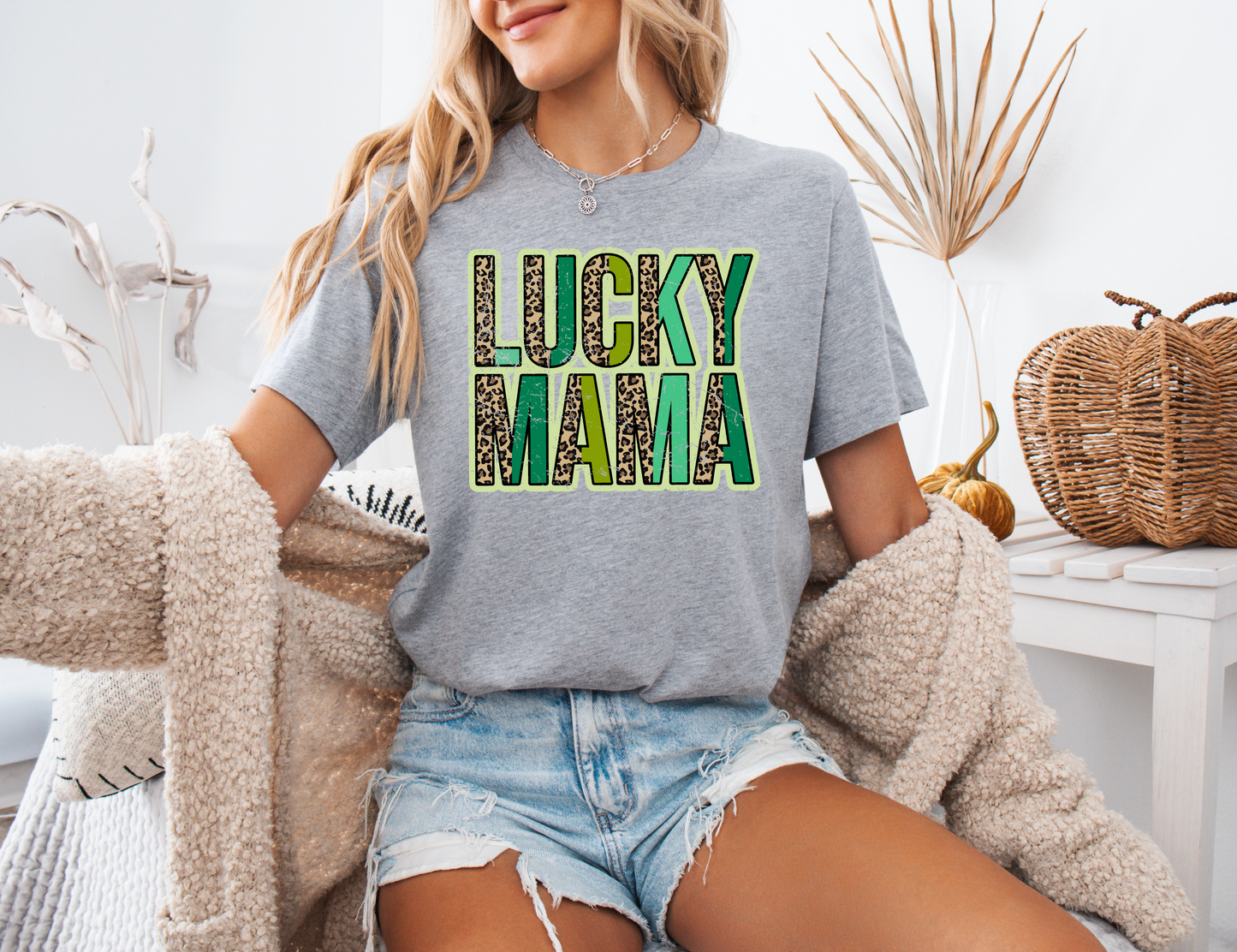 Lucky Mama Leopard T-shirt
