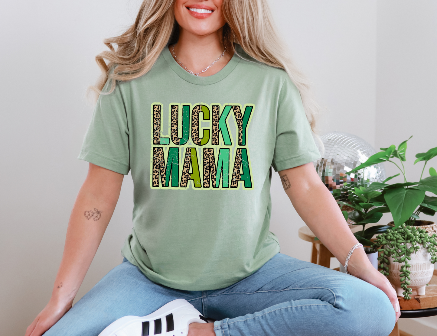 Lucky Mama Leopard T-shirt