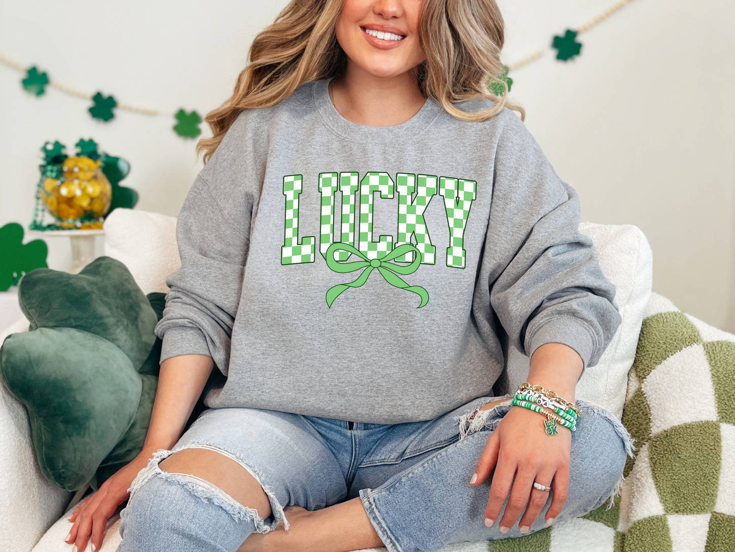Lucky Bow Sweatshirt