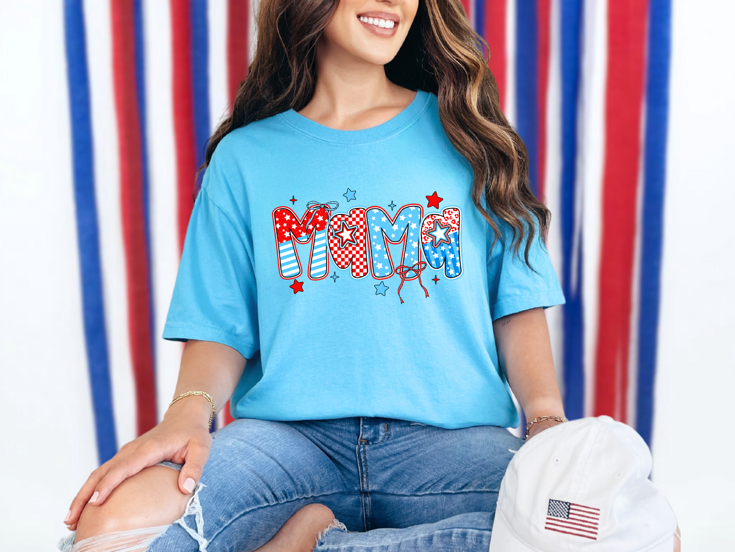 American Mama Doodle T-shirt