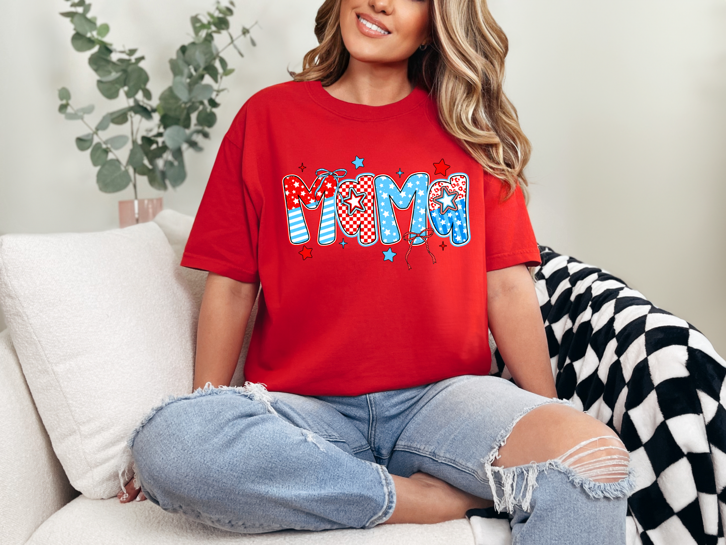 American Mama Doodle T-shirt