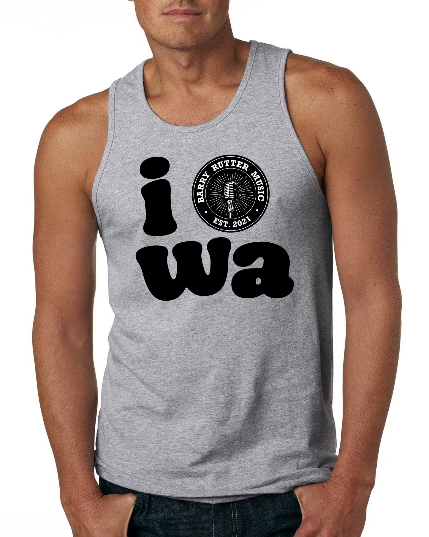 Barry Rutter Music Iowa MENS/UNISEX Tank