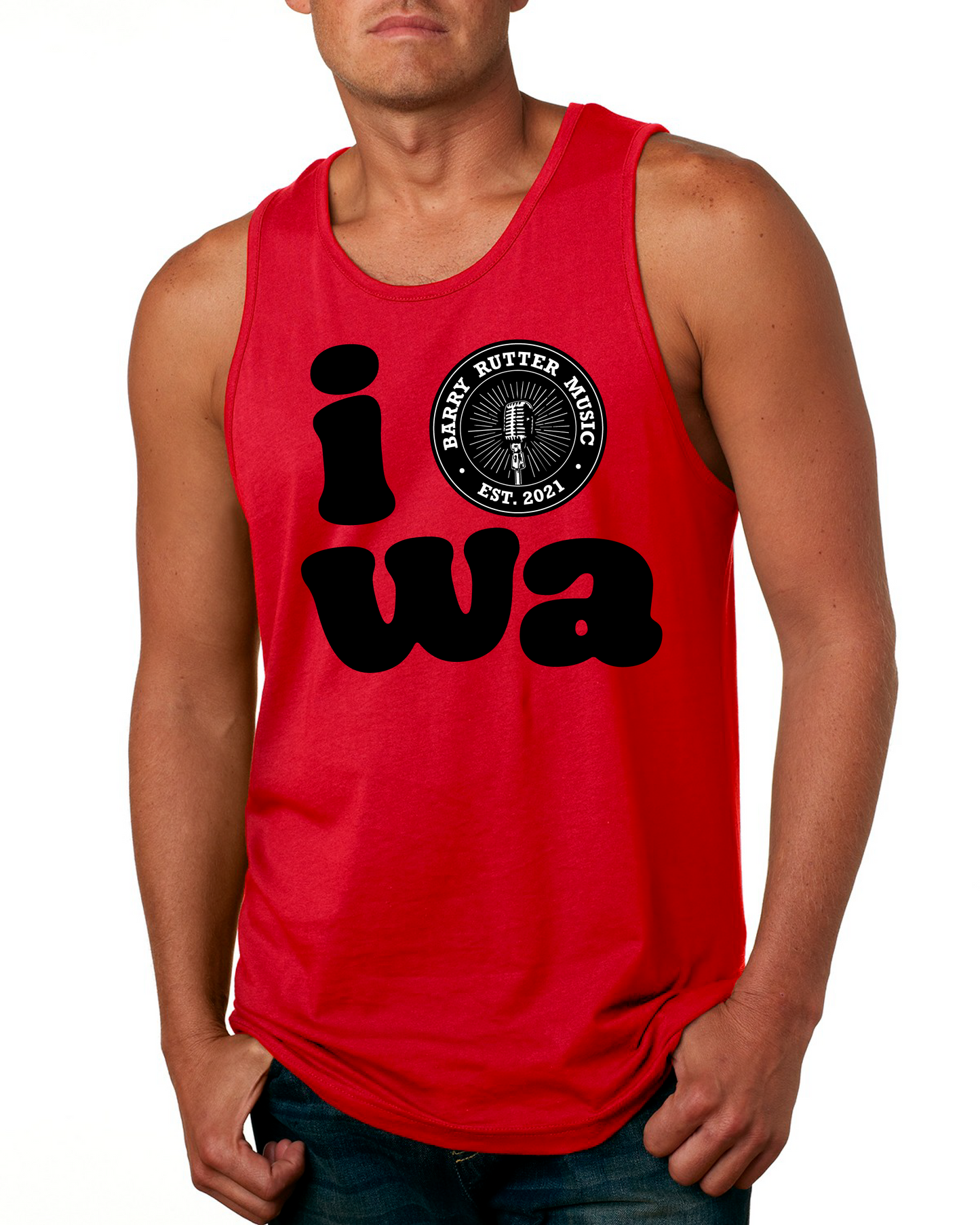 Barry Rutter Music Iowa MENS/UNISEX Tank