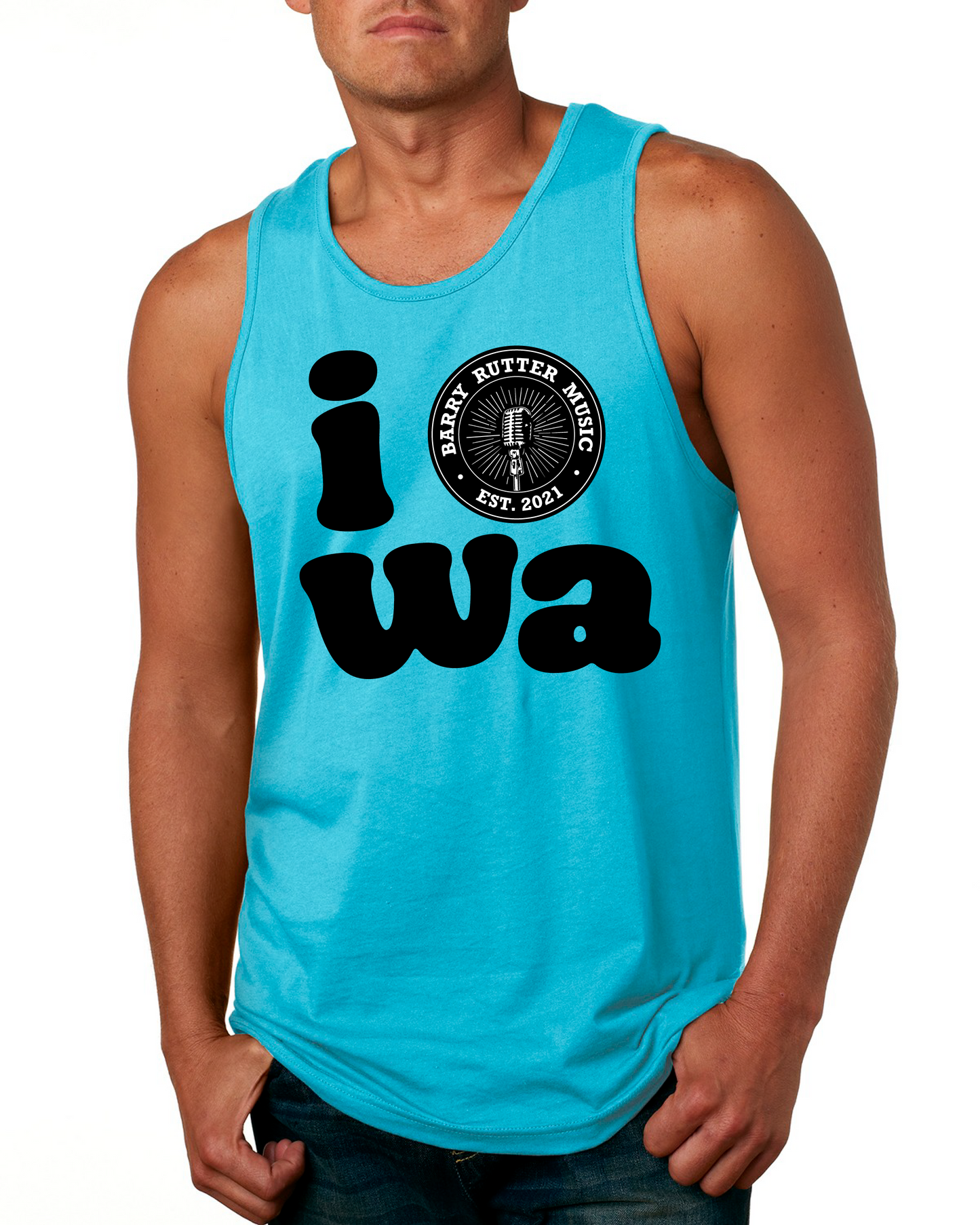 Barry Rutter Music Iowa MENS/UNISEX Tank