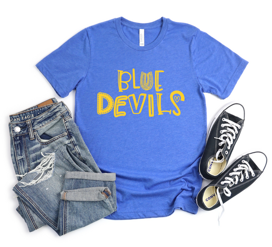Blue Devils Doodle T-Shirt