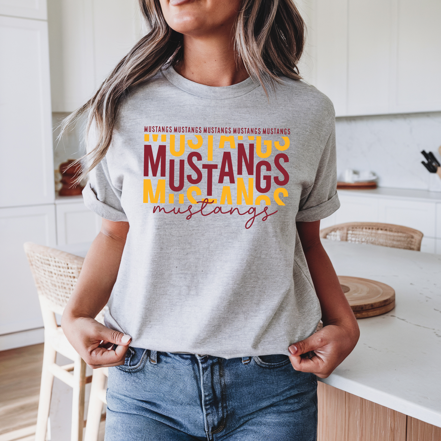 Stacked Mustangs T-Shirt