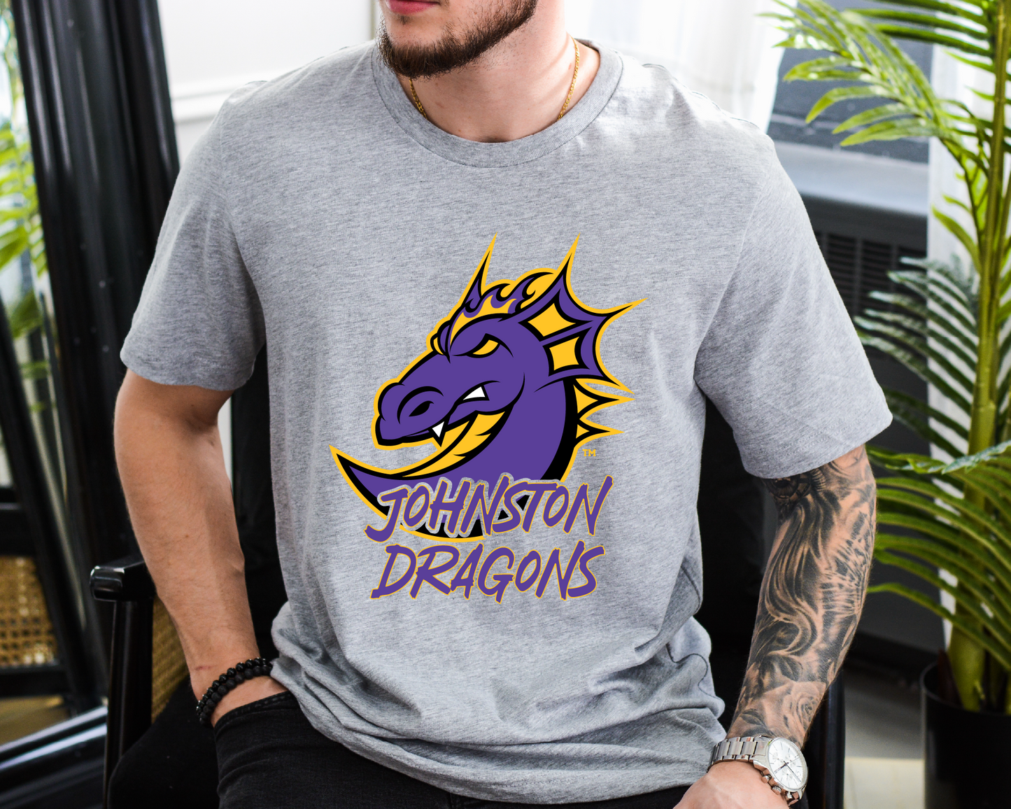 Johnston Dragons Graffiti T-Shirt