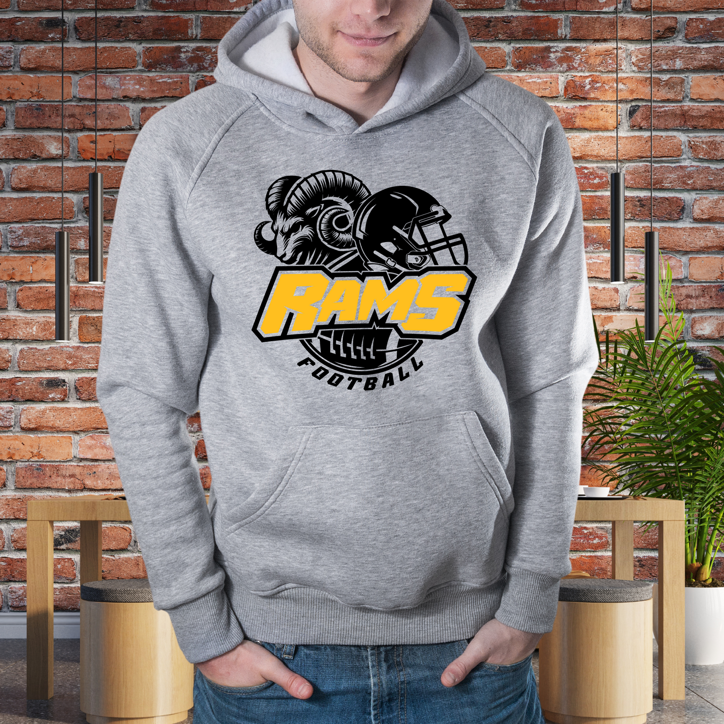 Football Rams Sweatshirt