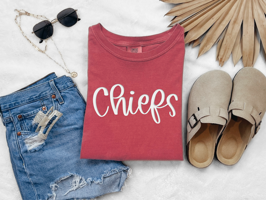 3D Puff Chiefs T-shirt