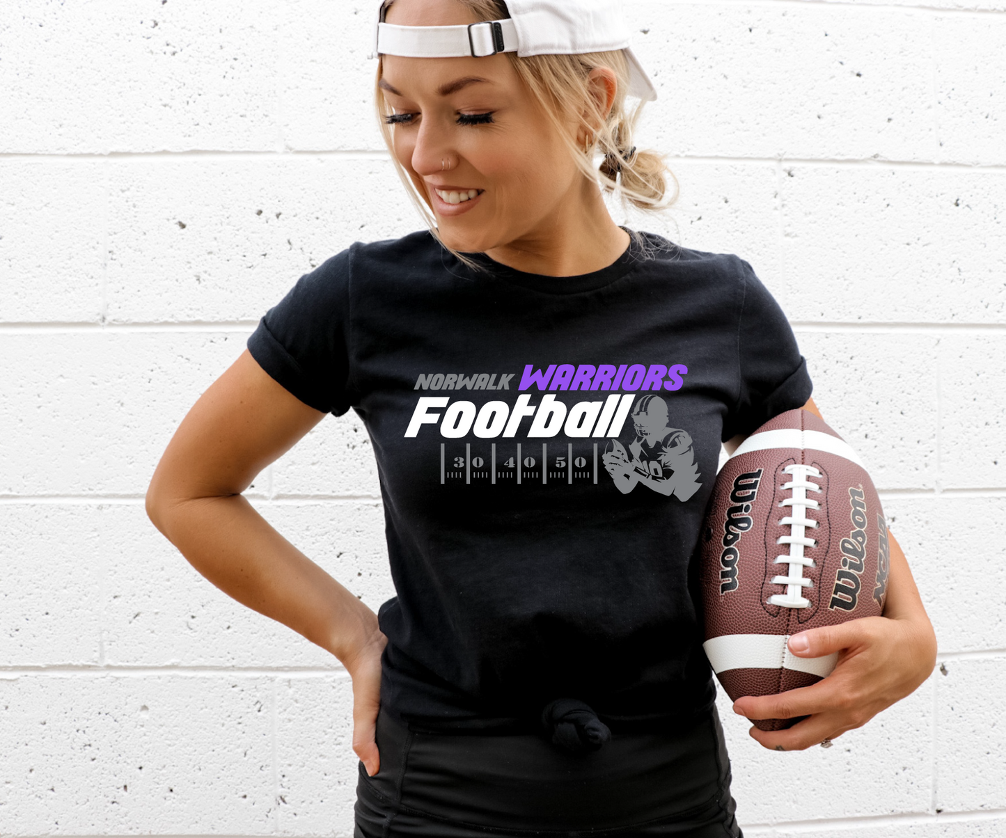 Norwalk Warriors Football Line T-shirt