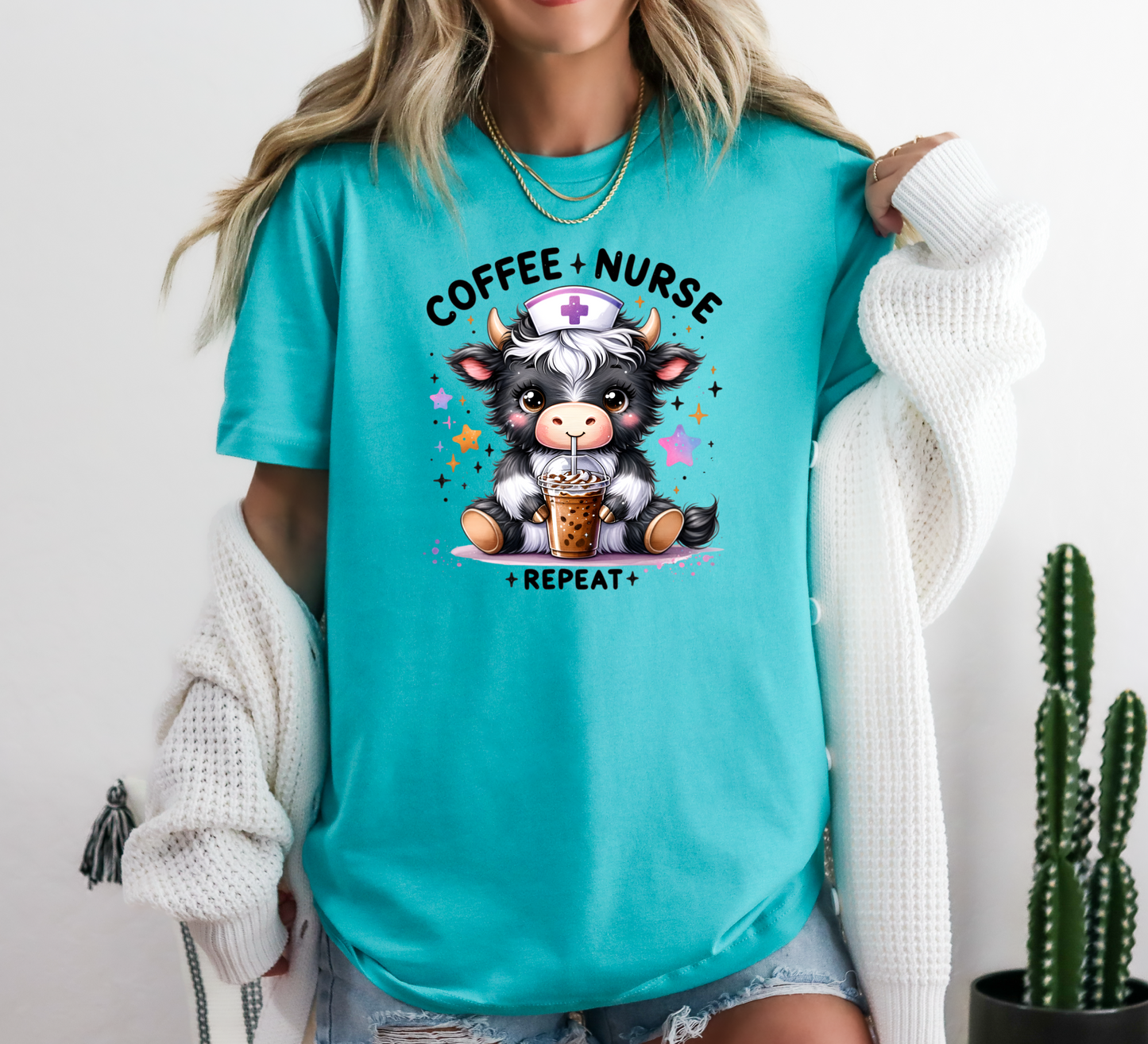 Coffee, Nurse, Repeat T-shirt