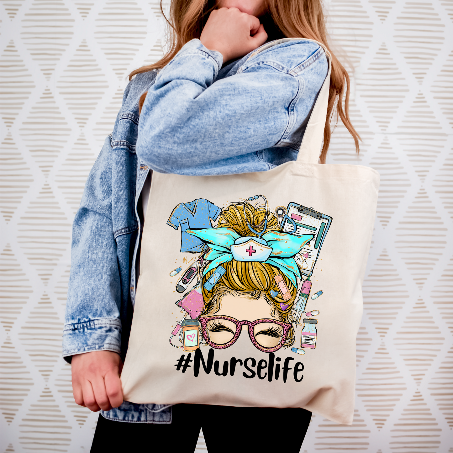 #Nurselife Tote Bag