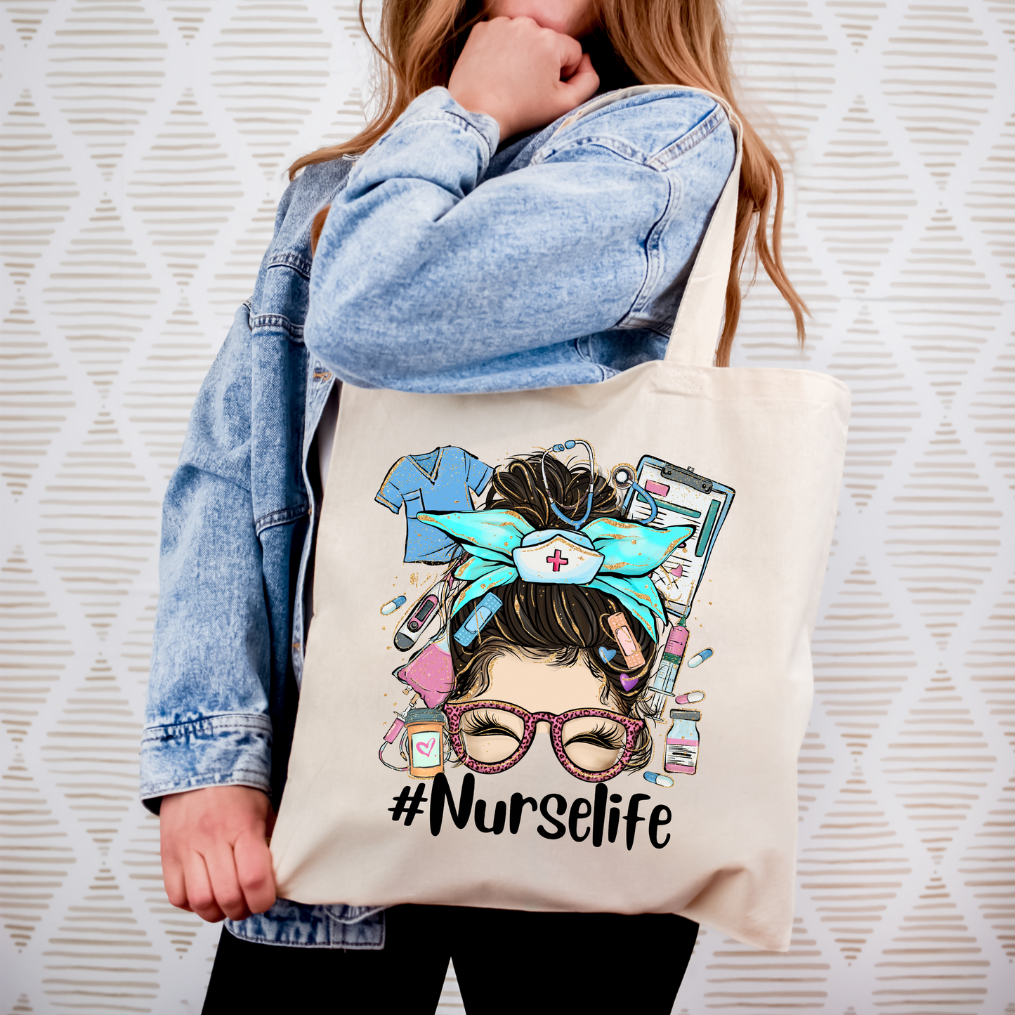 #Nurselife Tote Bag