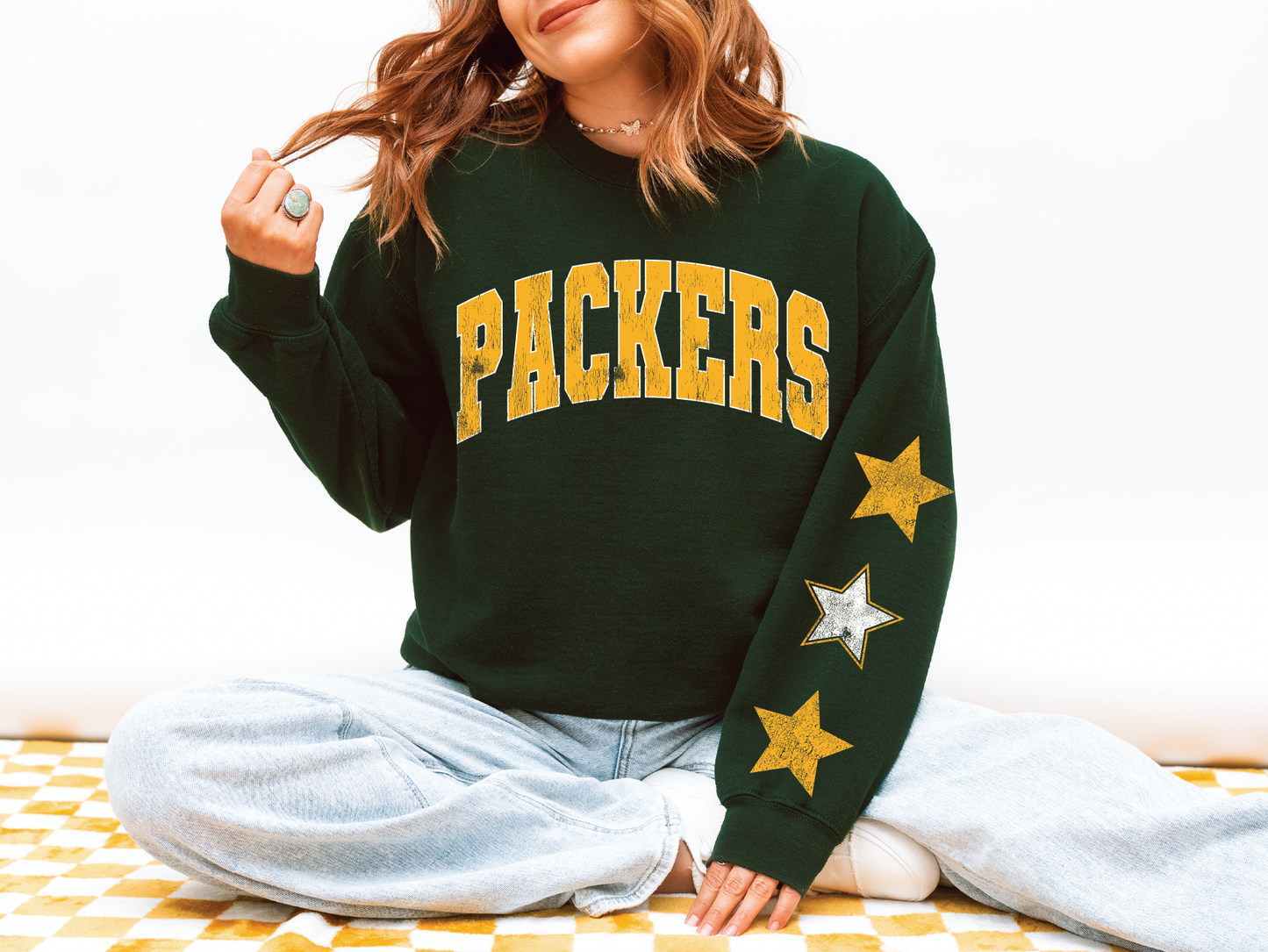 Packers Star Sleeve Sweatshirt