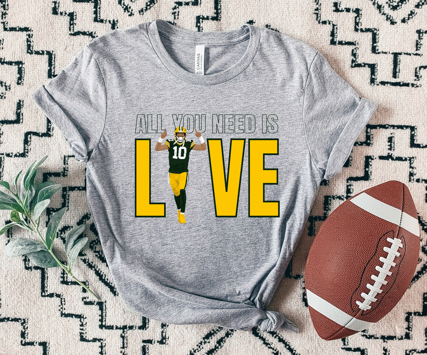 Packers All You Need is Love T-shirt