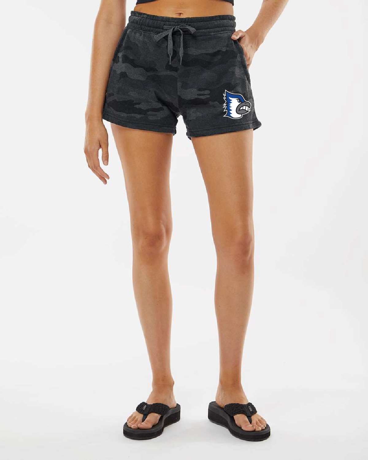 BF Bluejays Camo Shorts