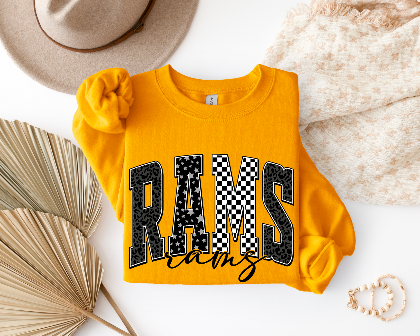 Patterned Rams Sweatshirt