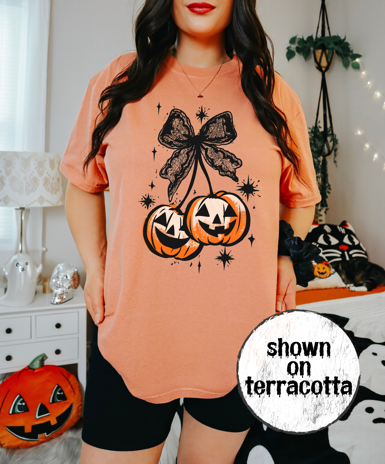 Pumpkin Bow T-shirt