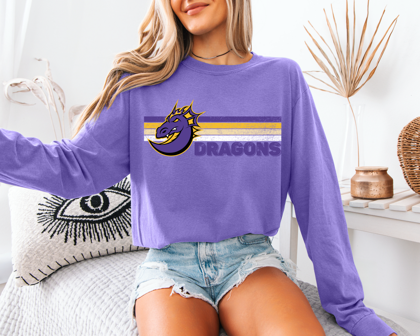 Dragons Vintage Linear T-shirt