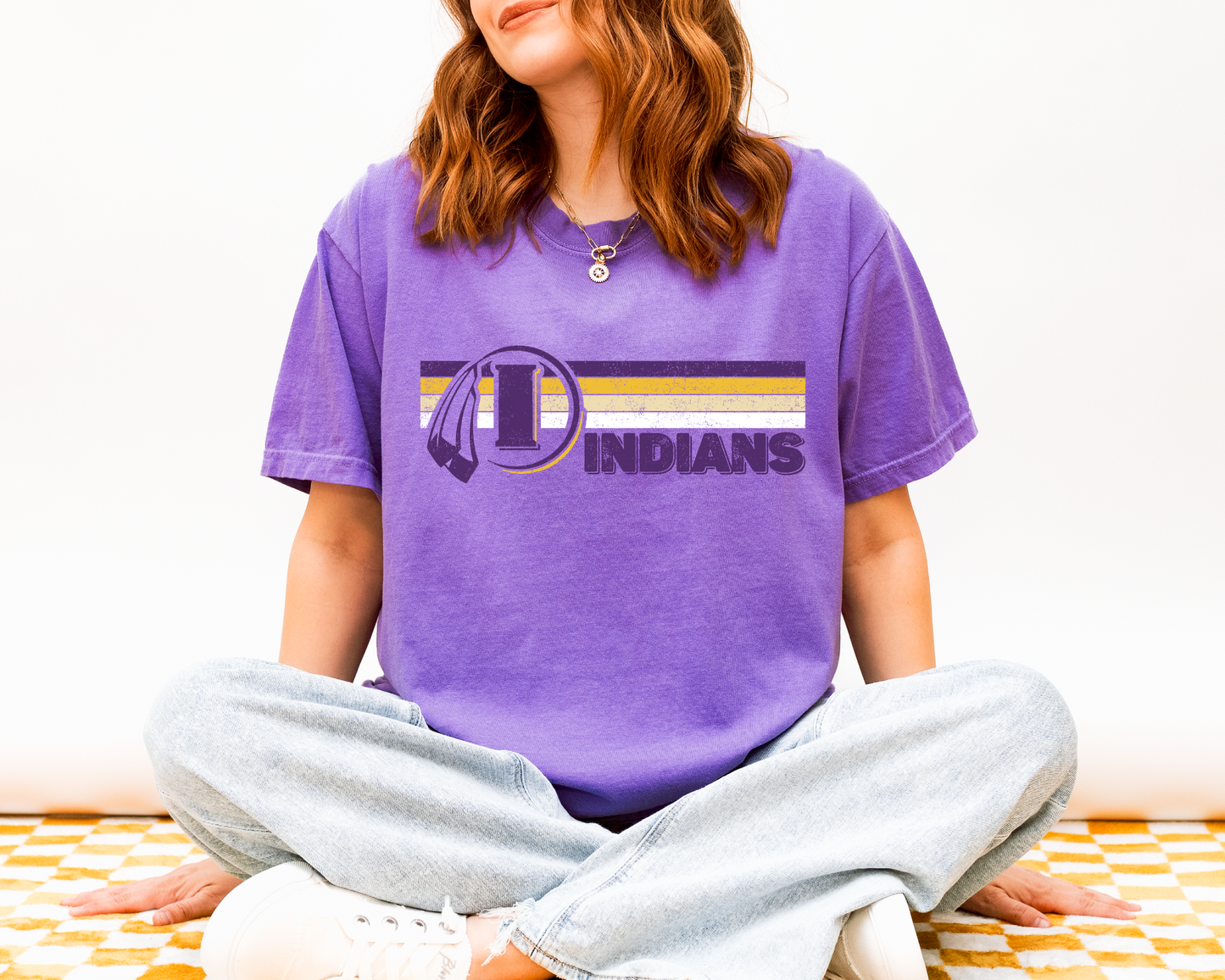 Indians Vintage Linear T-shirt