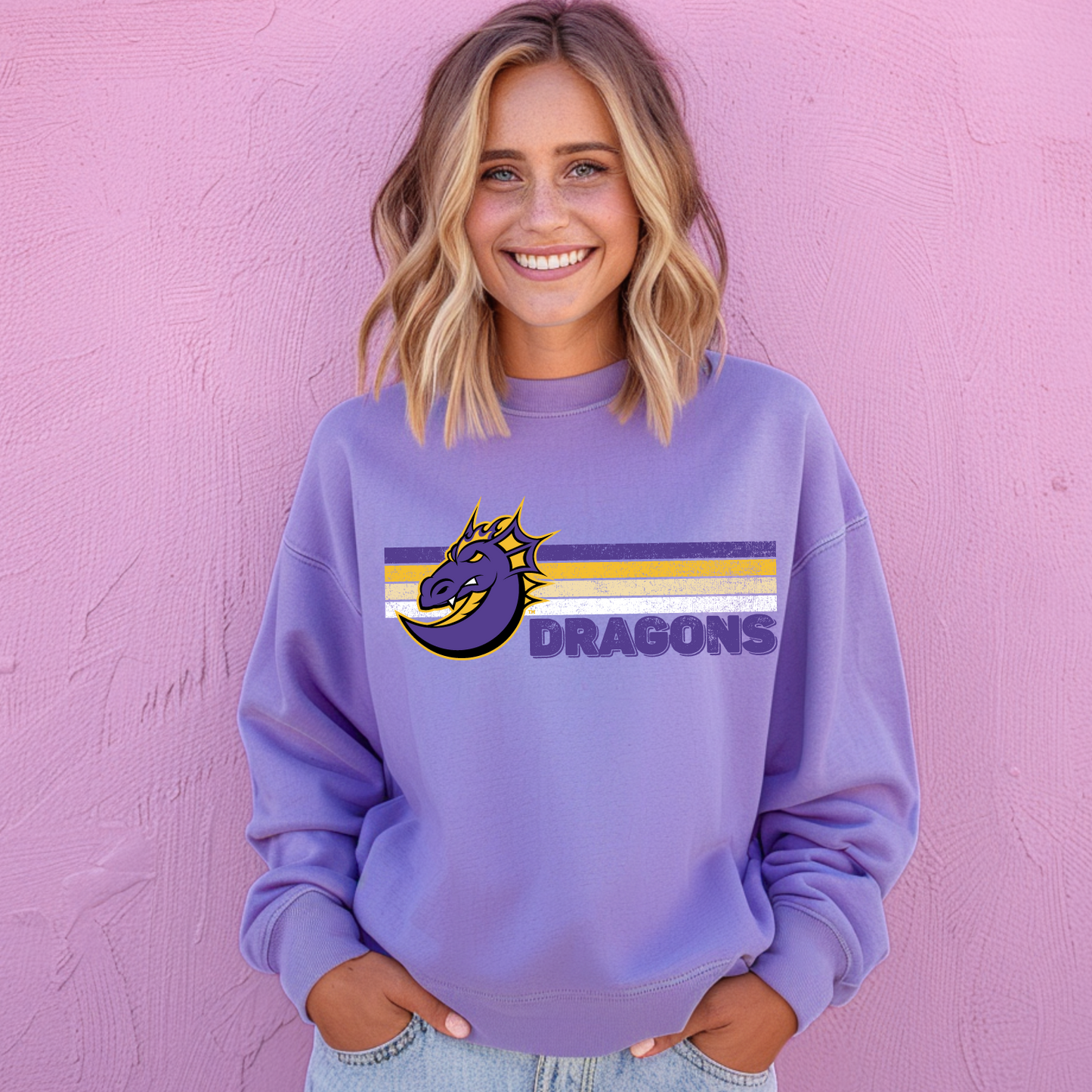 Dragons Vintage Linear Premium Sweatshirt