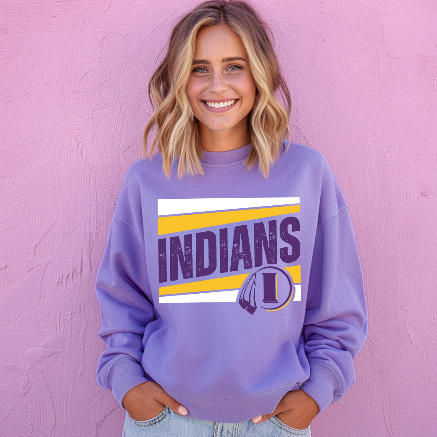Indians Slanted Sweatshirt